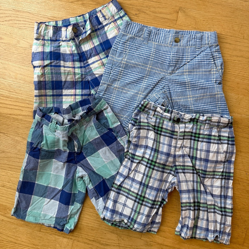 Janie & Jack spring blues short bundle | size 8